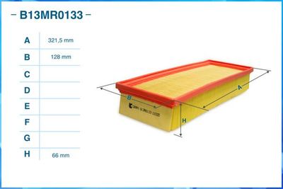 B13MR0133 CWORKS Воздушный фильтр