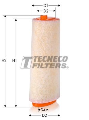 AR295 TECNECO FILTERS Воздушный фильтр