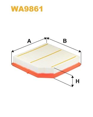 WA9861 WIX FILTERS Воздушный фильтр