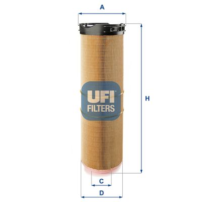 27B1200 UFI Воздушный фильтр