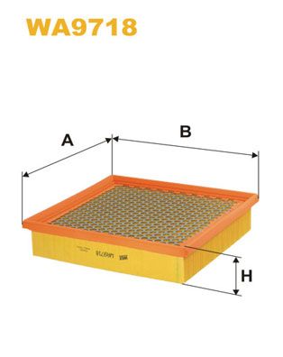 WA9718 WIX FILTERS Воздушный фильтр