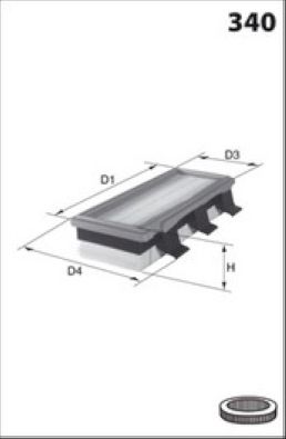 LFAF112 LUCAS FILTERS Воздушный фильтр