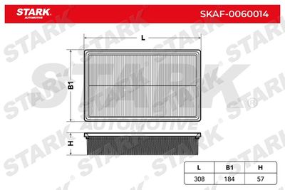 SKAF0060014 Stark Воздушный фильтр