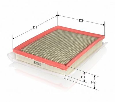 AR2641PMS TECNECO FILTERS Воздушный фильтр