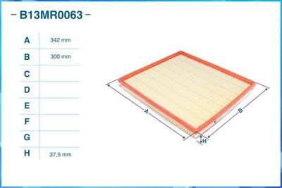 B13MR0063 CWORKS Воздушный фильтр