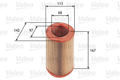 585623 VALEO Воздушный фильтр