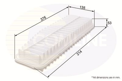 CTY12075 COMLINE Воздушный фильтр