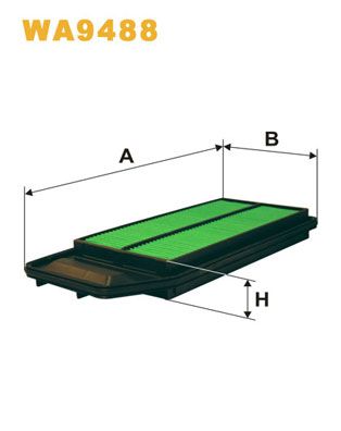 WA9488 WIX FILTERS Воздушный фильтр