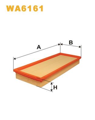 WA6161 WIX FILTERS Воздушный фильтр