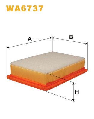 WA6737 WIX FILTERS Воздушный фильтр