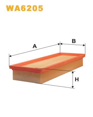 WA6205 WIX FILTERS Воздушный фильтр