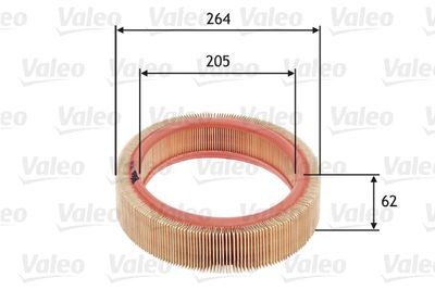 585607 VALEO Воздушный фильтр