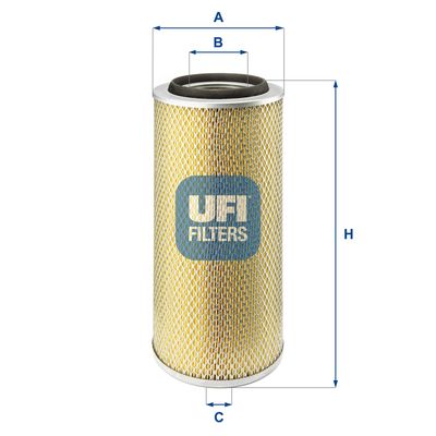 2780400 UFI Воздушный фильтр