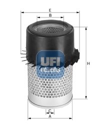 2713200 UFI Воздушный фильтр