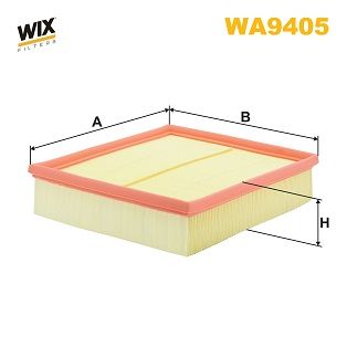 WA9405 WIX FILTERS Воздушный фильтр
