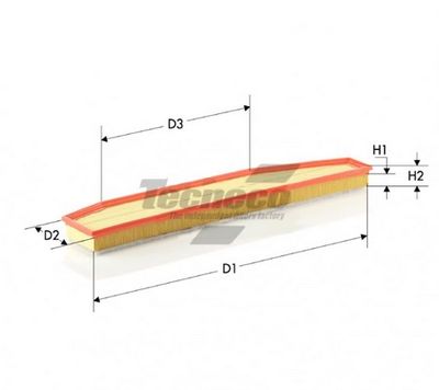 AR68001PMS TECNECO FILTERS Воздушный фильтр