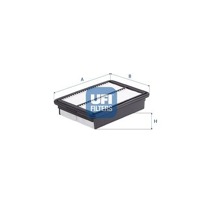 30D2000 UFI Воздушный фильтр