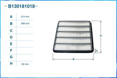 B130181018 CWORKS Воздушный фильтр