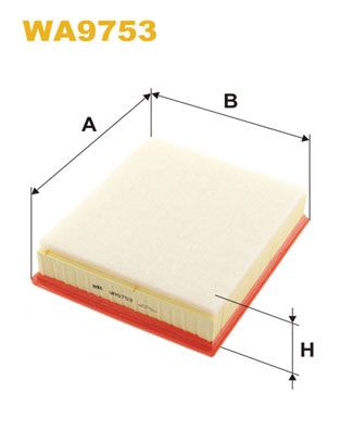 WA9753 WIX FILTERS Воздушный фильтр