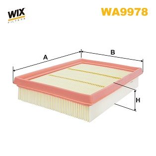 WA9978 WIX FILTERS Воздушный фильтр