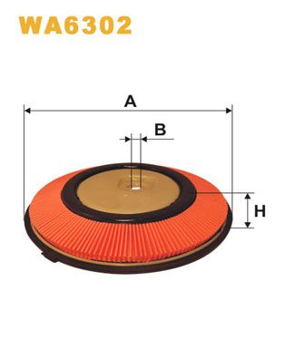 WA6302 WIX FILTERS Воздушный фильтр