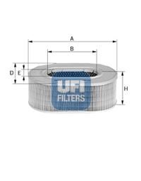 2758000 UFI Воздушный фильтр