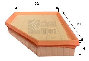 MA3495 CLEAN FILTERS Воздушный фильтр