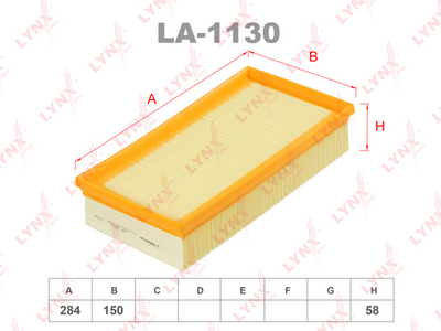 LA1130 LYNXauto Воздушный фильтр