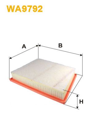 WA9792 WIX FILTERS Воздушный фильтр