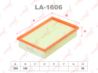 LA1606 LYNXauto Воздушный фильтр