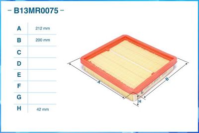 B13MR0075 CWORKS Воздушный фильтр