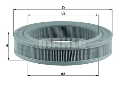 LX386 KNECHT Воздушный фильтр