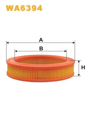 WA6394 WIX FILTERS Воздушный фильтр