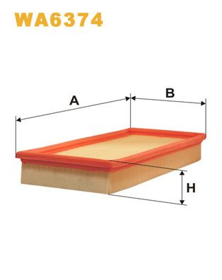 WA6374 WIX FILTERS Воздушный фильтр