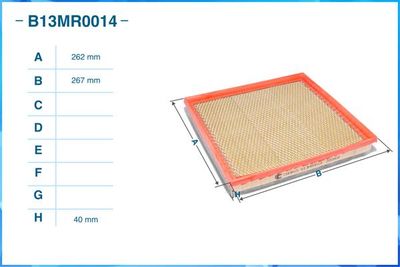 B13MR0014 CWORKS Воздушный фильтр