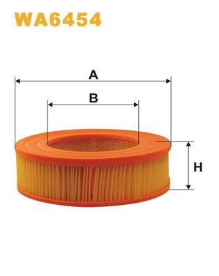 WA6454 WIX FILTERS Воздушный фильтр