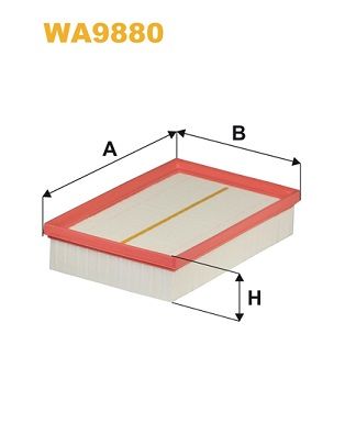 WA9880 WIX FILTERS Воздушный фильтр