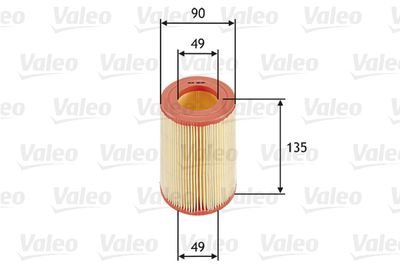 585660 VALEO Воздушный фильтр