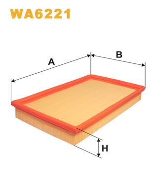 WA6221 WIX FILTERS Воздушный фильтр