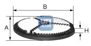 2727400 UFI Воздушный фильтр
