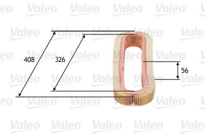 585667 VALEO Воздушный фильтр