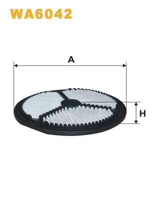 WA6042 WIX FILTERS Воздушный фильтр