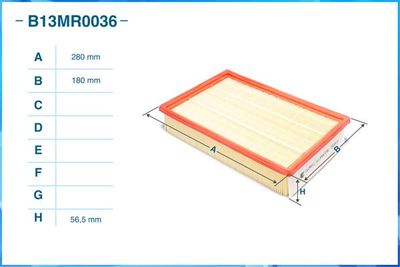 B13MR0036 CWORKS Воздушный фильтр