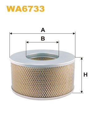 WA6733 WIX FILTERS Воздушный фильтр