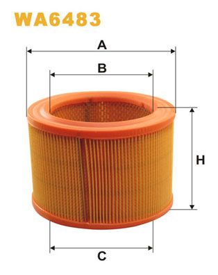 WA6483 WIX FILTERS Воздушный фильтр