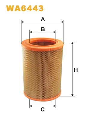 WA6443 WIX FILTERS Воздушный фильтр