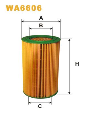 WA6606 WIX FILTERS Воздушный фильтр