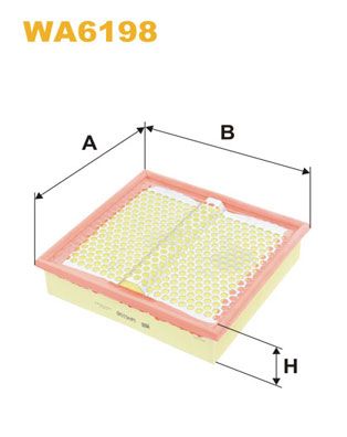 WA6198 WIX FILTERS Воздушный фильтр