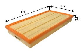 MA3498 CLEAN FILTERS Воздушный фильтр