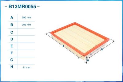 B13MR0055 CWORKS Воздушный фильтр